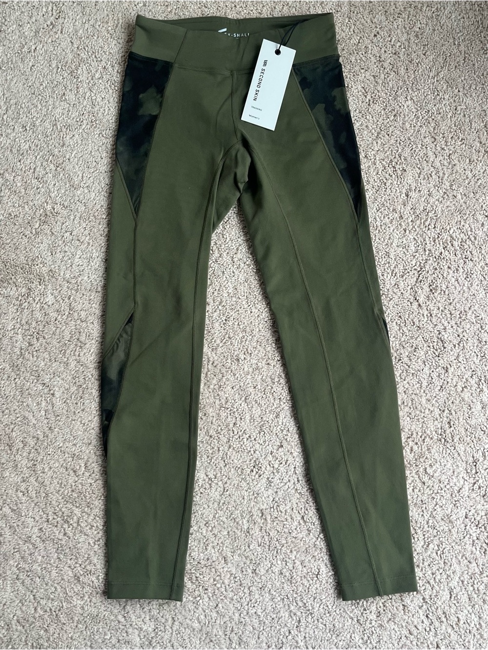 Second Skin Burnt Olive Performsnce Ankle Leggings